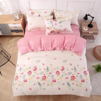 

Thumbedding Flowers Bedding Set For Girl Country Style Soft Duvet Cover Queen Size King Full Twin Single Unique Design Bed Set