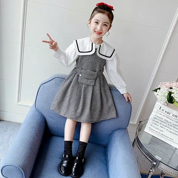 

Birthday baby sets for kids girl clothes outfit sets shirt + vest dress suit toddler girls children clothing sets to school wear