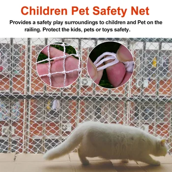 

Driveway Pet Playground Durable Railing Stairs Plant Garden Fence Greenhouse Children Safety Net Home Outdoor Construction