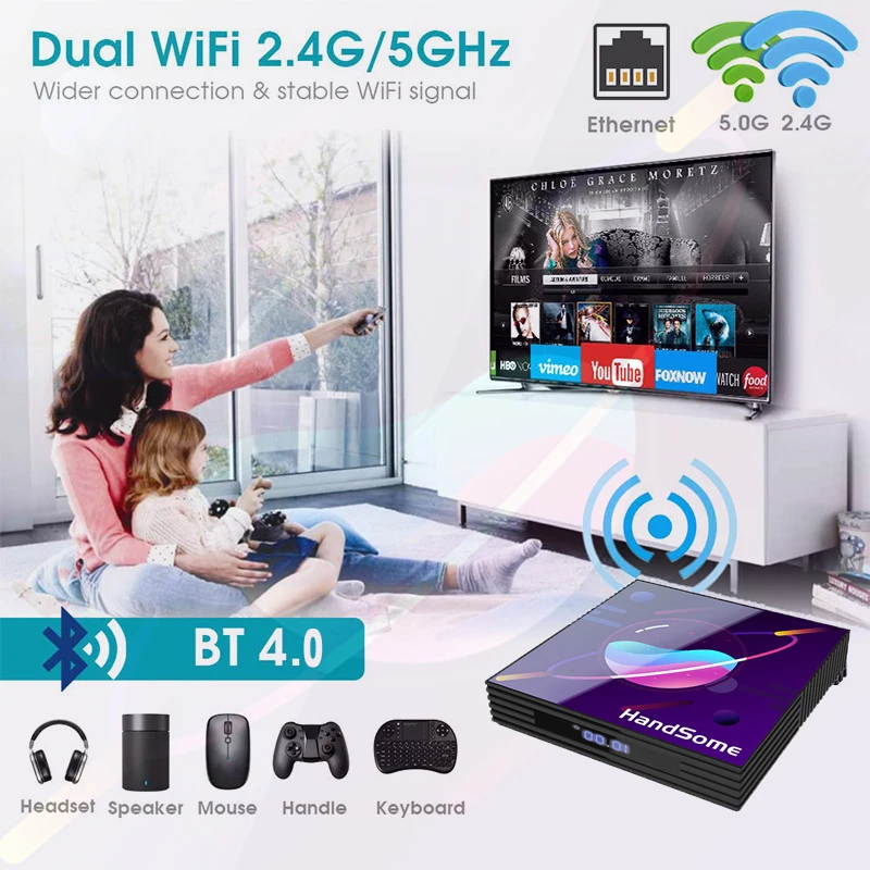 A95X R3 медиаплеер Android 9,0 4GB ram 64GB 32GB 4K Smart tv Box RK3318 2,4G/5 GHz Wifi USB3.0 Google Play Netflix Youtube