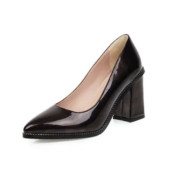 

Big Size Pointy simple high heels ladies high heels women shoes woman pumps