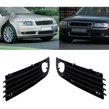 

1 Pair Car Front Insert Bumper Lower Fog Light Lamp Grill Grille for Fog Light Audi A8 D3 2005/2006/2007 Pre-Facelift Car-Stylin