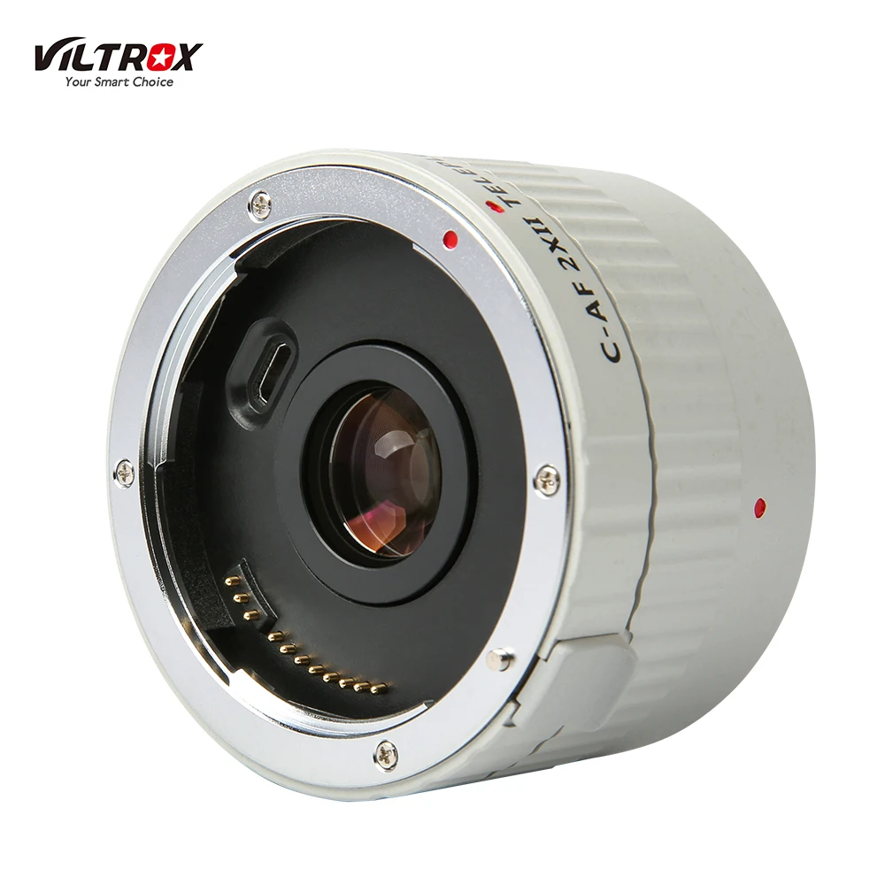 Viltrox C-AF 2XII M фокус Крепление объектива для Canon EOS EF Объектив телеобъектив конвертер для Canon EF Объектив 5D II 1200D 750D DSLR камера