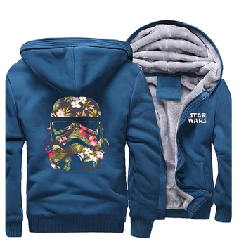 

Star Wars Imperial Stormtrooper Sweatshirts Hoodies Fashion Casual Bodywarmer Jackets Men 2019 Autumn Winter Warm Thick Hooded