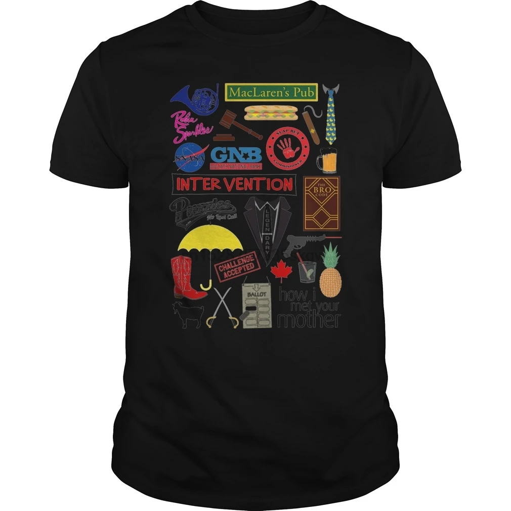 

Men tshirt How I Met Your Mother(1) cool Printed T-Shirt tees top