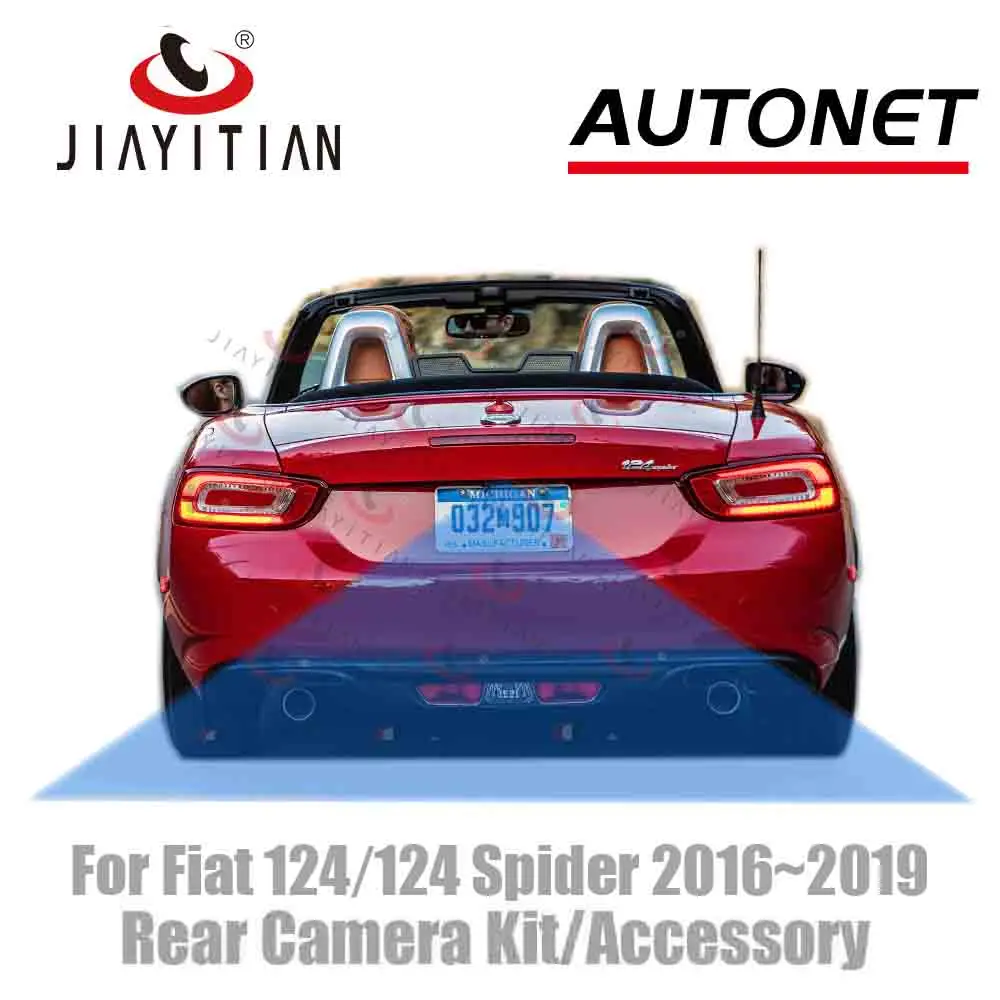 

JIAYITIAN For Fiat 124/Abarth 124 Spider 2016~2019 2018 original Factory Screen Adapter Cable Rear View Camera/kit backup camera