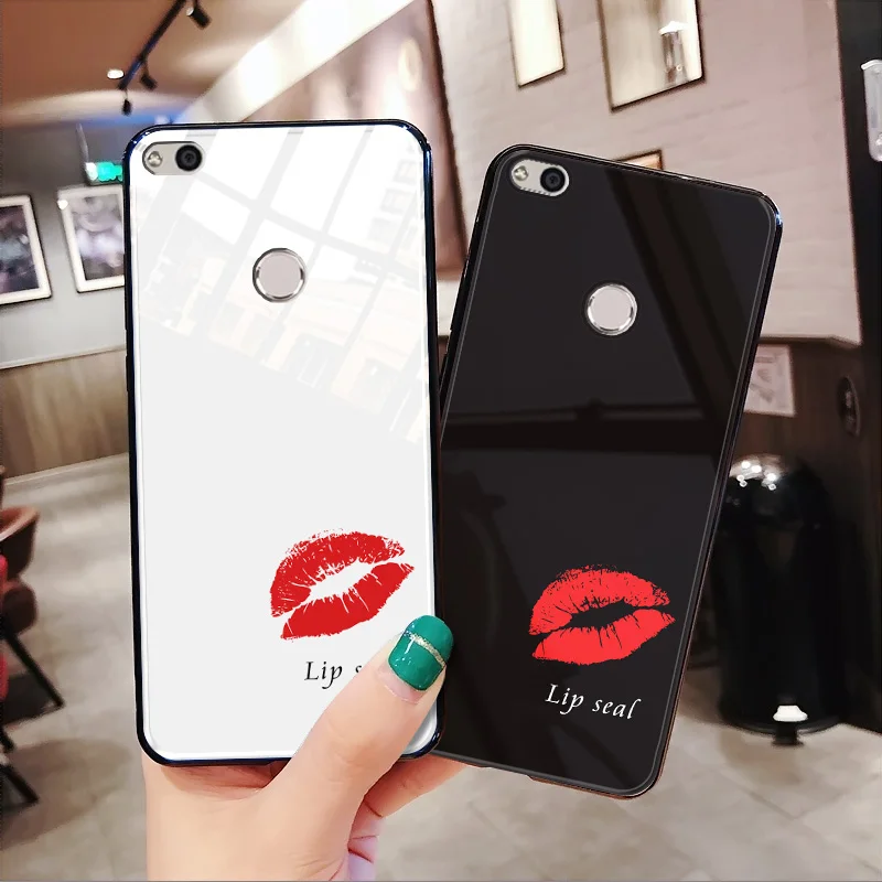

Phone Case For Xiaomi MI A2 A3 CC9 MIX 2s 3 6 6X 8 9 9t 9se Pro Lite Note 10 Pocophone f1 Cute Cat Lip Print Back Cover Coque