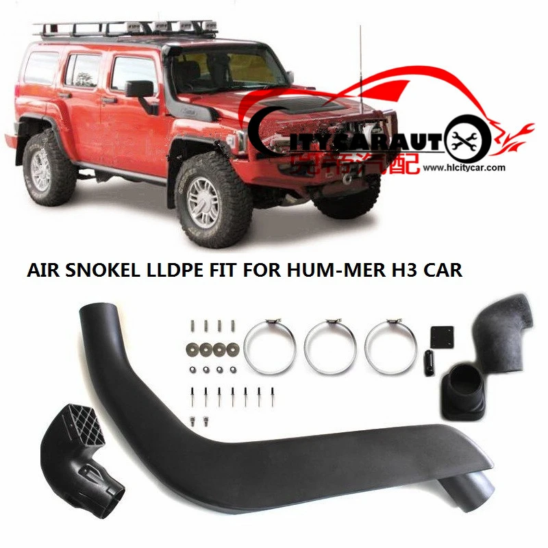 Exterior Auto Bodykits Air Intakes Pipes Snorkel Fit For Hummer H3 Air