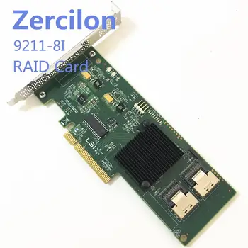 

Used original LSI 9211-8i SAS SATA 6Gbps 8 Ports HBA PCI-E RAID Controller Card 4TB HBA Expansion Card