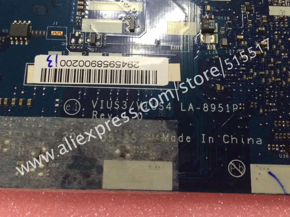 Полностью протестированный Для материнской платы lenovo S300 VIUS3 LA-8951P