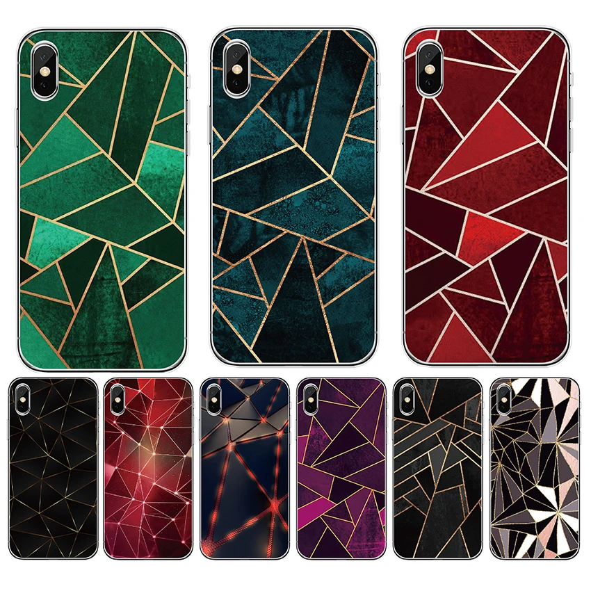 Case For Leagoo M13 M11 M8 pro S8 S11 T8s power 2 5 Cool Geometry pattern soft TPU Silicone back cover | Мобильные телефоны и