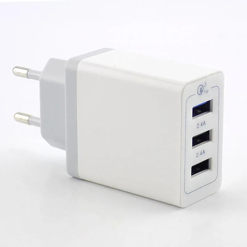 USB быстрое зарядное устройство Быстрая зарядка QC 3,0 дорожное зарядное устройство для телефона адаптер питания настольная Зарядка для банка питания EU/US вилка K08
