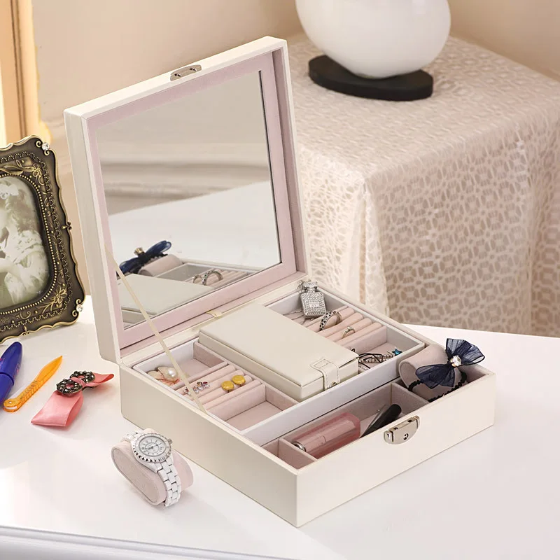

New Style Multi-functional Ring Cases Packaging Gift Box Jewelry Display Stand Casket Decorations Jewelry Box New