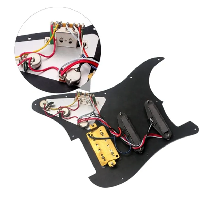 Загруженный Prewired pick guard SSH Alnico 5 хамбакер pick ups Plate набор сменный фиксатор для электрогитары аксессуары pick Guard