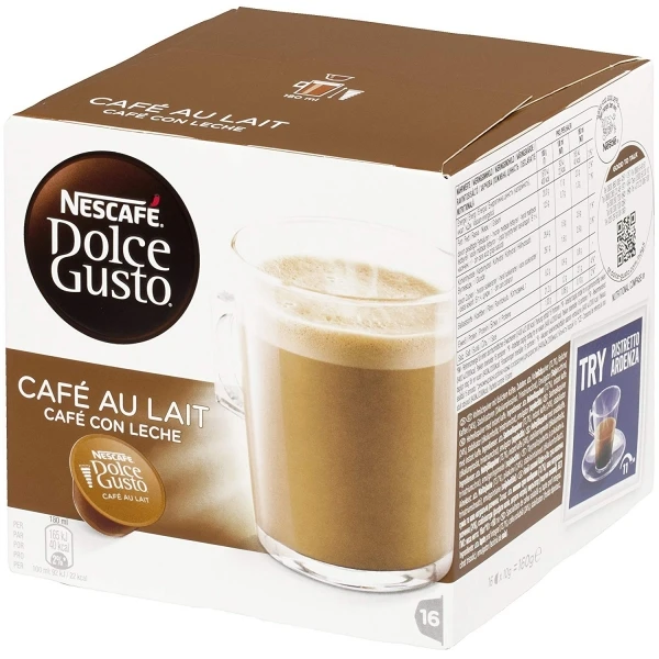 Pack Café con Leche Dolce Gusto (3 Cajas de 16 cápsulas)Puntronic