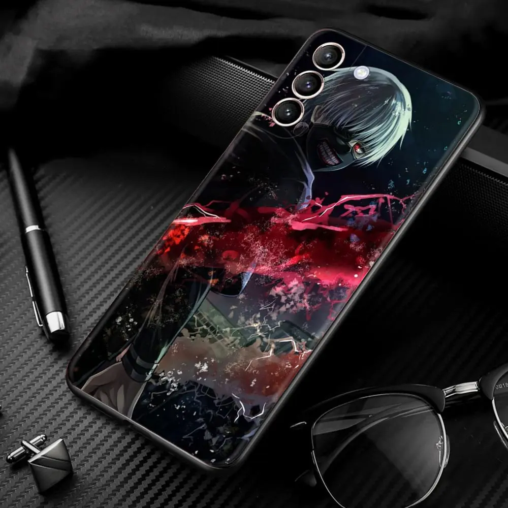 Smartphone Case For Samsung Galaxy S20 FE S21 Ultra S9 S10 Plus Lite S10e Back Cover Funda Bag Anime Manga tokyo ghouls