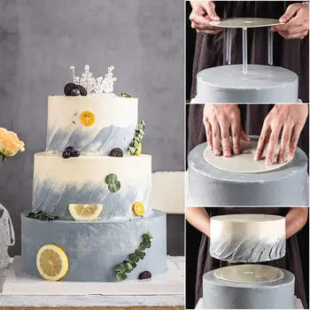

Multi-layer Cake Stands Kitchen Baking Accessories Cake Support Frame Round Dessert Spacer Piling Bracket Cake Decorating Tools