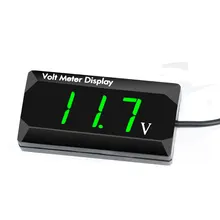 DC 12V IPX6 Водонепроницаемый Цифровой вольтметр для автомобилей мотоциклов светодиодные Дисплей Вольт-монитор Напряжение метр тестер авто аксессуары DC 12V IPX6 Водонепроницаемый Цифровой вольтметр для автомобилей мотоциклов светодиодные Дисплей Вольт-монитор Напряжение метр тестер авто аксессуары