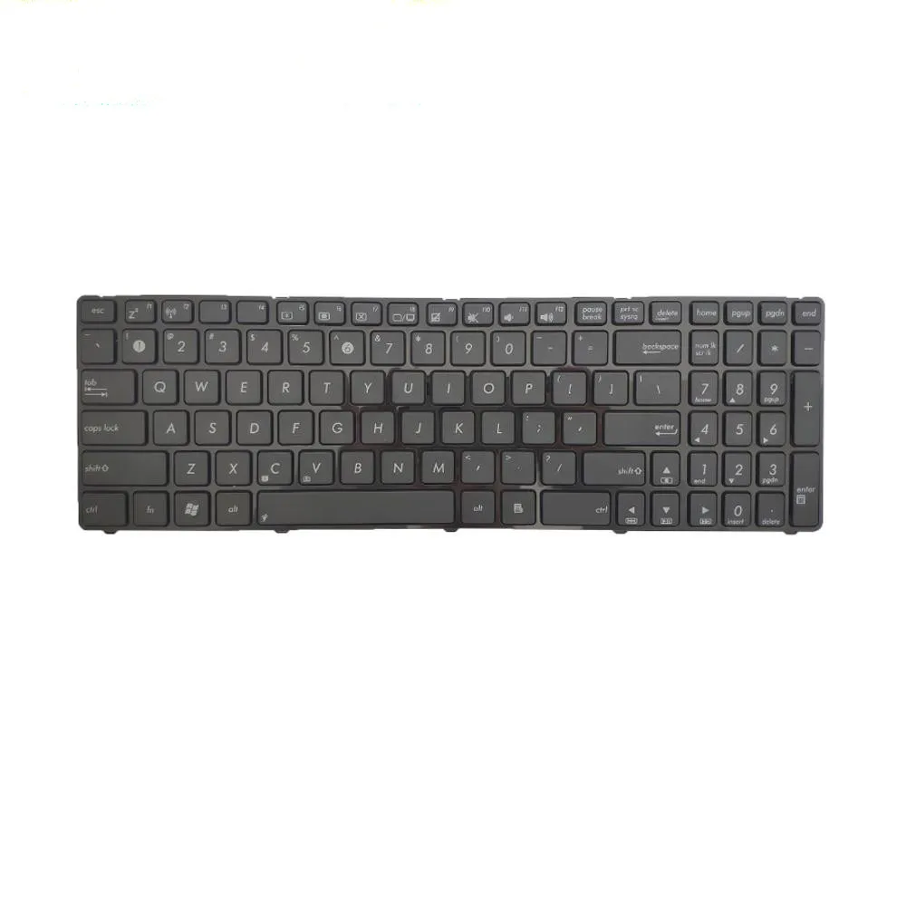 Клавиатура ноутбука Английский США для ASUS K73B K53Z K53BR X53BY X73 N73 K73 A53U X53Z X53BR X53E PK130K31A00 04GN58BKUS00 черный