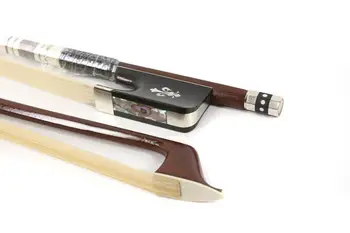 

3/4 Cello Bow Premium Brazilwood Straight Pull Ebony Frog AAA Horsetail