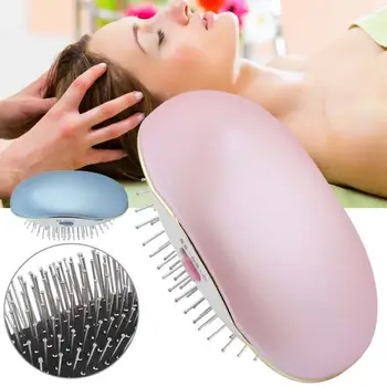 

Portable Electric Hair Ionic Brush Hair Straightener Brush Negative ion comb Anti-static Mini Straight Hair Massage Relaxation