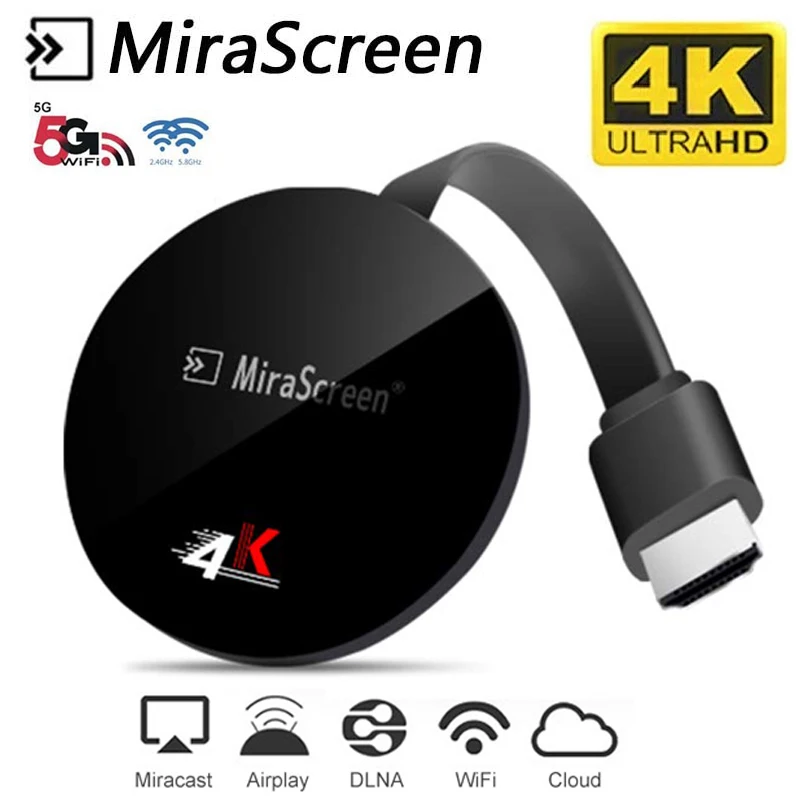 Anycast Mirascreen tv stick 5G Wireless HDMI display for google chromecast audio ultra 4k miracast dongle