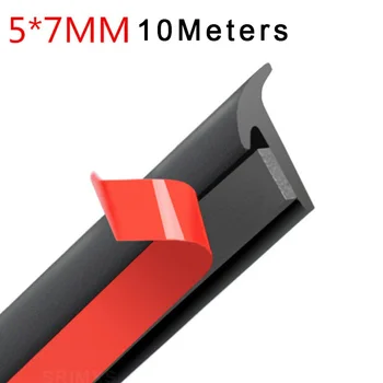 

EPDM Rubber Decoration Trim Double-Sided 1x Edge Trim Universal 5MM*7MM