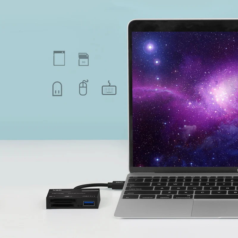 Готовый запас USB 3,0 type C USB для SD XQD кардридер Кабель-адаптер камера USB3.0/2,0 XQD ABS Портативный для sony G серии