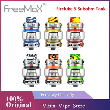 

New Original Freemax Fireluke 3 Subohm Tank 3ml Capacity & 0.15ohm/0.2ohm Coil Atomizer for Freemax Maxus 100W TC Kit Vs Zeus X