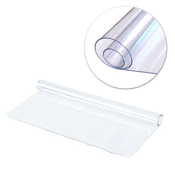 

1pc 160x90cm PVC Tablecloth Soft Glass Waterproof Transparent Oil Proof Table Cover for Dining Room