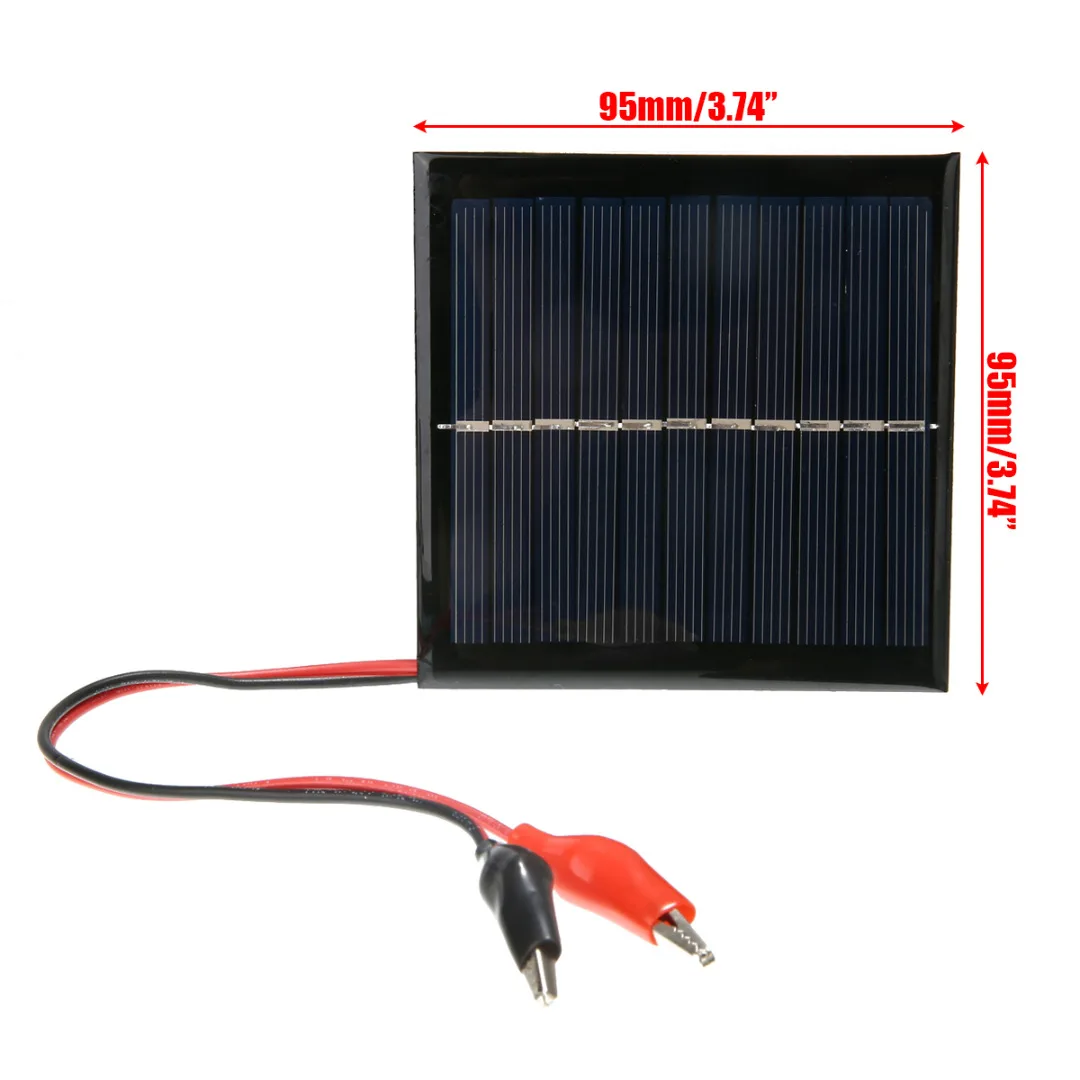 Mayitr Portable Cell Solar Panel System 9V 3W Light DIY Battery Cell Charger Module Solar Panel