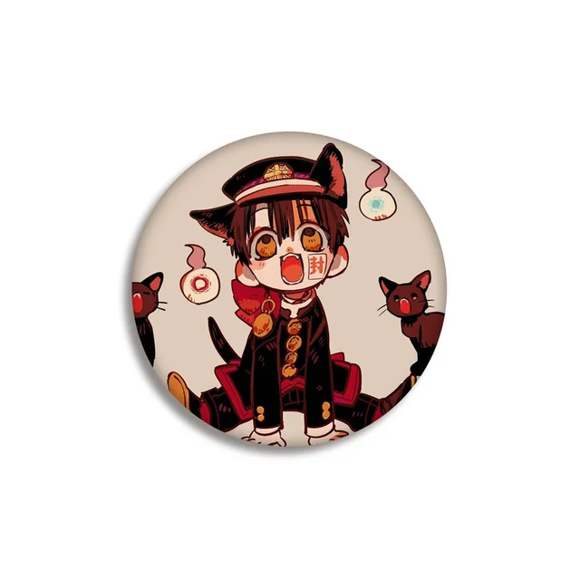 Toilet Bound Hanako Kun Anime Badges on a Backpack NENE Anime Icons Pins Badge Decoration Brooches Metal Badges For Clothes DIY 24