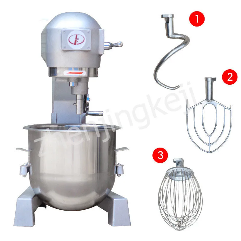 10L Kneading Mixer Home Commercial Chef flour Food Cream Shop Bakery Shop Multi-function Mixing Machine Mixer Egg Beater