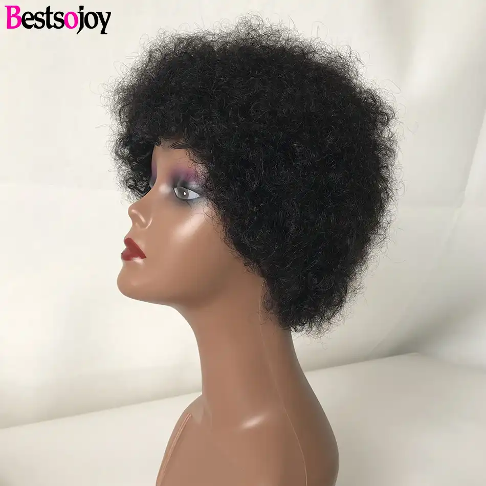 Bestsojoy Korotkie Pariki Iz Chelovecheskih Volos Remy Chelovecheskie Volosy Kudryavye Pariki Dlya Zhenshin 100 Chelovecheskie Volosy Mashinka Dlya Strizhki Volos Parik Bez Zapaha Aliekspress