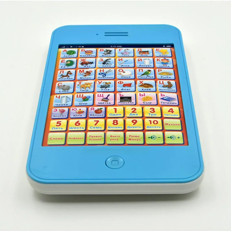 Развивающие игрушки для детей планшет Comput на русском языке обучения Y-Pad для детей ABC Y Pad русская игрушка с светильник