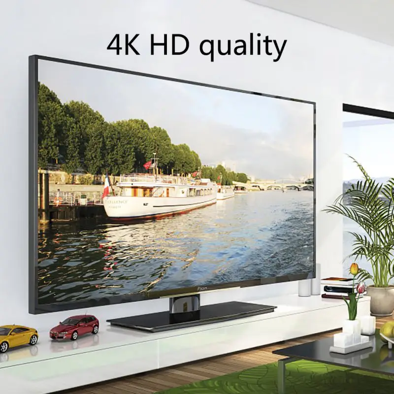 4K бескислородная медь компьютерный круглый кабель 19+ 1 бескислородная медь версия прочный 2,0 Hdmi HDMI HD кабель