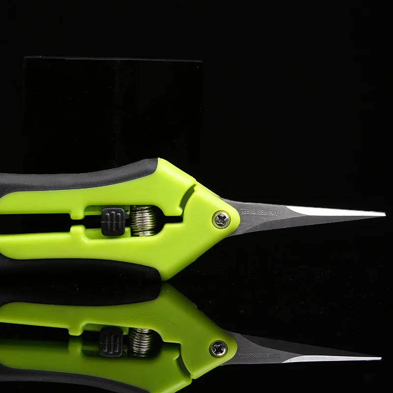 Garden Pruning Shears Stainless Steel Fruit Picking Scissors Household Potted Trim Weed Branches Small Scissors Gardening Tools