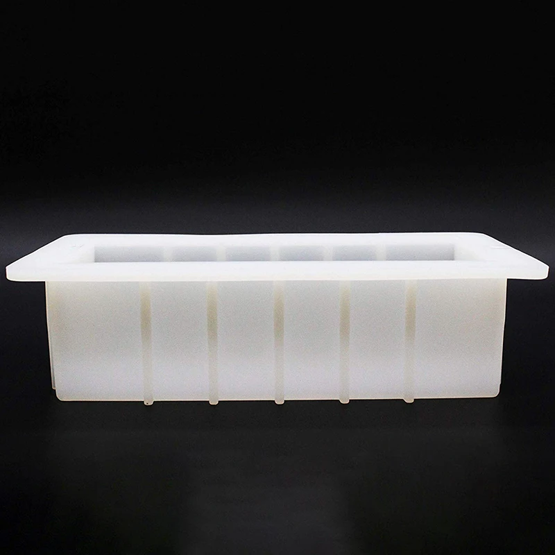 Silicone Soap Mould Handmade Soap Mould Rectangular Silicone Mould 1200Ml for Diy Soap Making