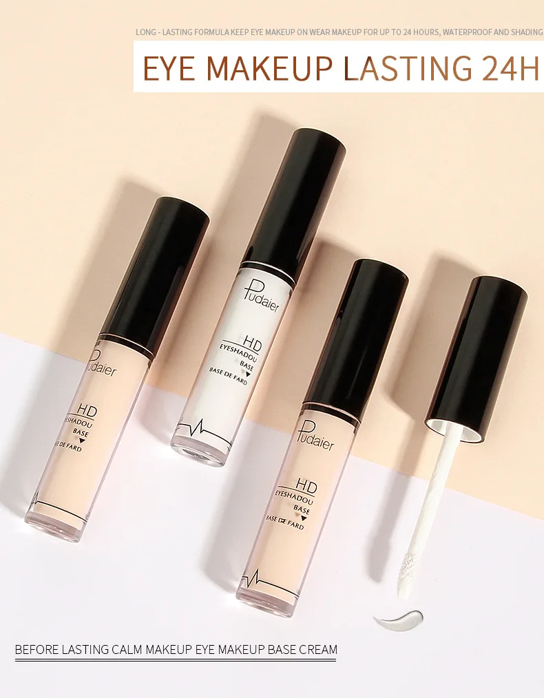 

Pudaier Eyes Primer Gel Makeup Cream Liquid Mosturizer Brighten Eyeshadow Base Serum Make Up Facial Foundation Primer Maquiag