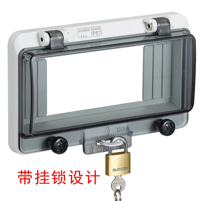Автоматический выключатель прозрачная Водонепроницаемая коробка окно распределительная коробка Защитная крышка окна монитор наблюдения переключатель окна Ip67