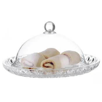 

Transparent Round Cake Stand Food Grade PC Dust Cover Food Cover and Cover for Wedding Birthday Decoration