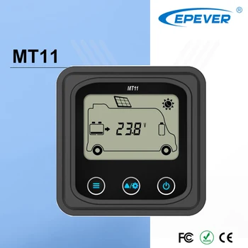 

Epever MT11 Remote Meter Monitoring DuoRacer Series Charge Regulator Dual Battery Solar Controller With Communication cables
