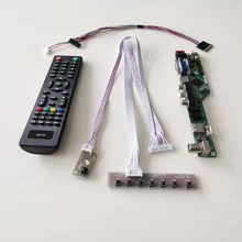 Для LTN156AT02-A04/D04/D09 панель ноутбука TV56 дисплей Контроллер привод карты 15," WLED LVDS 40Pin HDMI VGA USB AV RF 1366*768 комплект