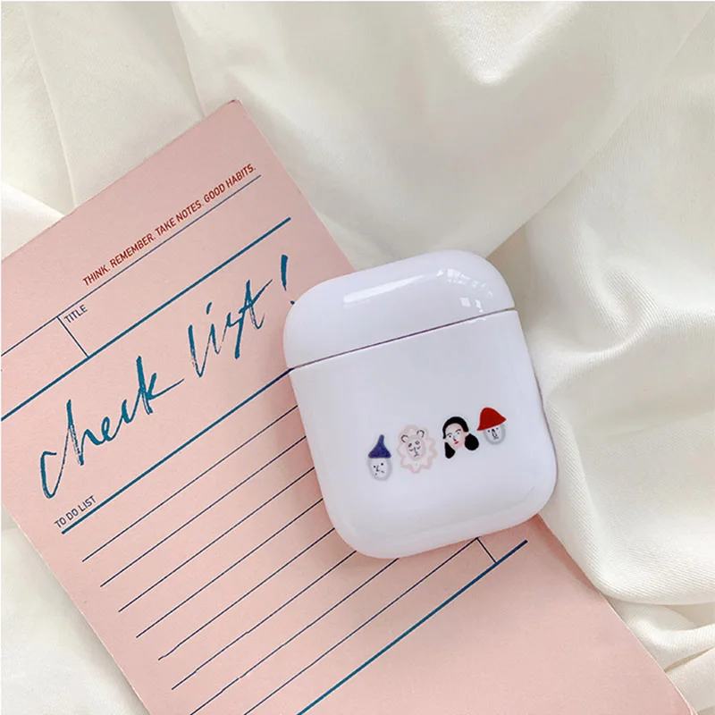 Чехол для Apple Airpods, чехол с милыми мультяшными bluetooth-наушниками, Жесткий Чехол для Airpods Pro, аксессуары, чехол для наушников airpod 2/1 - Цвет: Style 3
