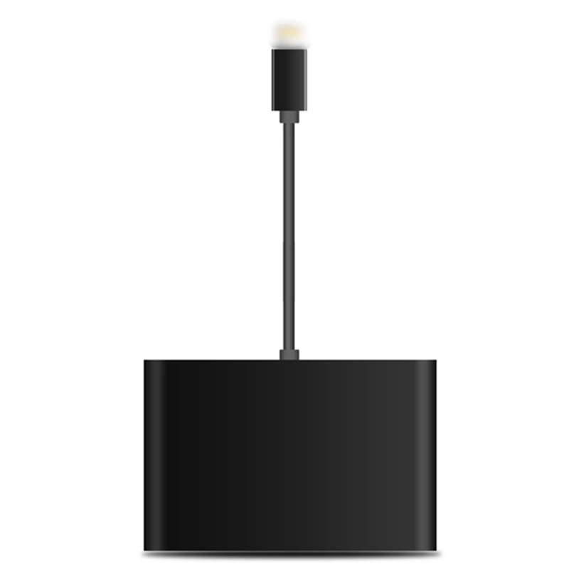 Портативный Mirrorlink для Apple интерфейс к HDMI VGA AV Аудио Видео адаптер iPad iPod iPhone 5 6 7 8