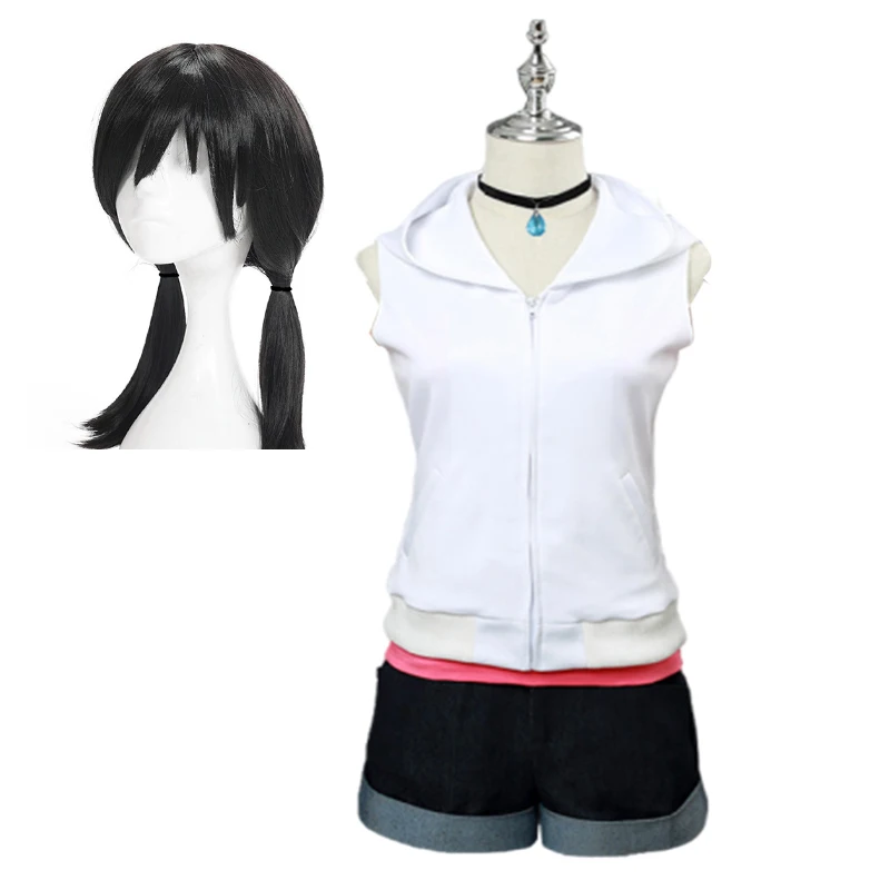 

Cossky Amano Hina Cosplay Costume Tenki no Ko Full Set Necklace Dress Outfit