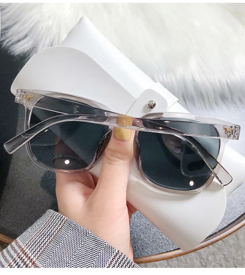 Quadratische Sonnenbrille für den Sommer, modisch, im trendigen Stil, Vintage-Sonnenbrille, Schutzbrille mit UV400-Schutz, Streetwear_voghion.com