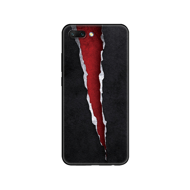 honor 10 case soft silicon tpu back phone cover for huawei honor 10 Case Etui protective printing coque black tpu case