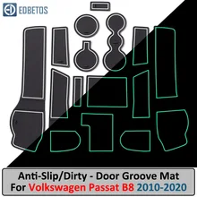 Грязный коврик для VW PASSAT B8 ESTATE GTE аксессуары для двери паз ворота слот подставка Противоскользящий коврик для автомобиля
