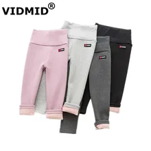 VIDMID/зимние плотные леггинсы для маленьких девочек; колготки; детские штаны; флисовые леггинсы для маленьких девочек; одежда 7096 11